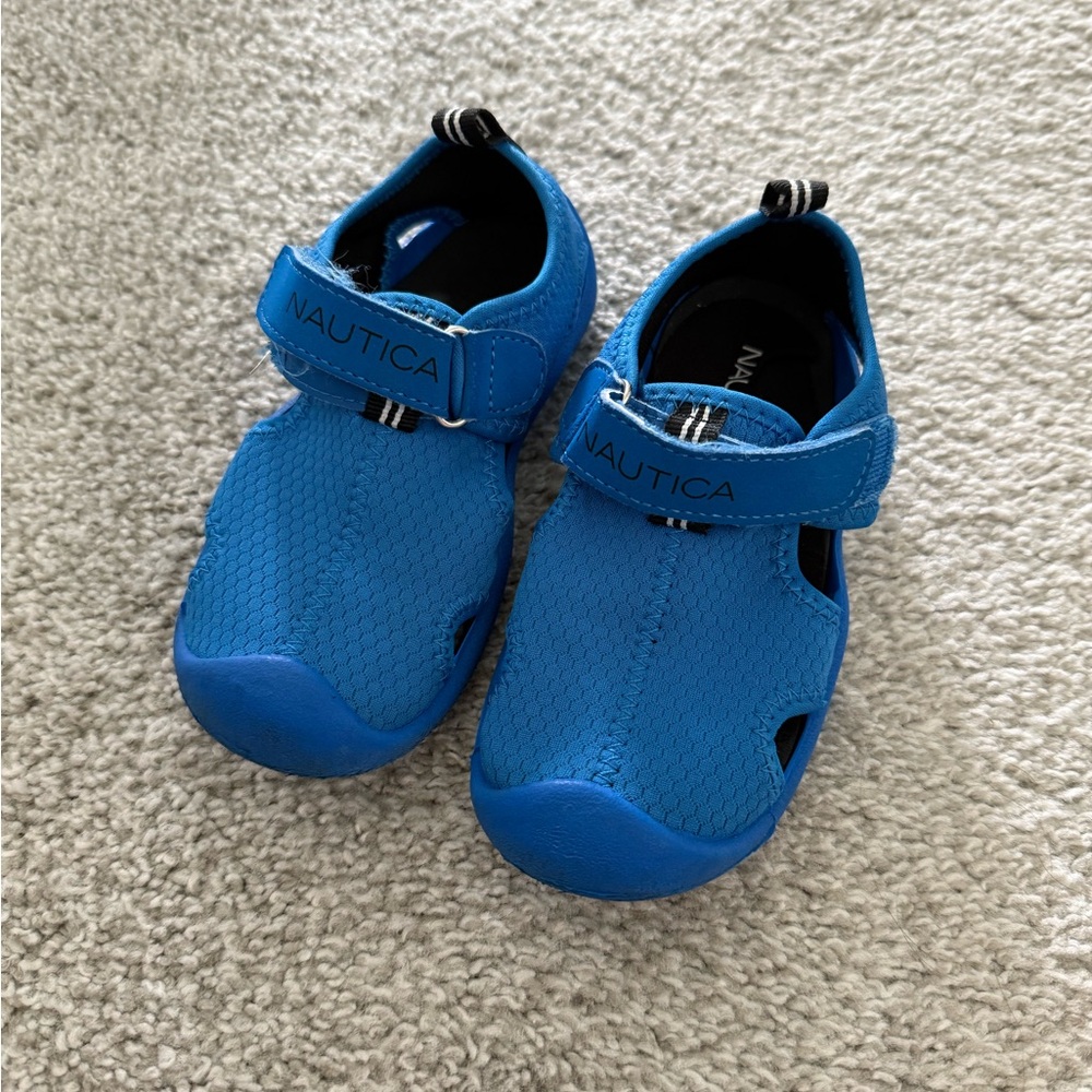 Nautica Blue Water Shoes Slip-On with Velcro